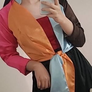 Color-block Traditional Vietnamese Clothes
